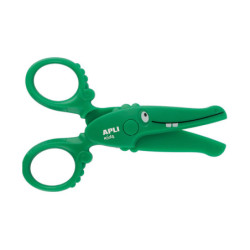 TIJERA PREESCOLAR COCODRILO 12CM APLI 20088 UNIDAD BLISTER