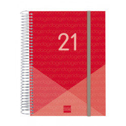 AGENDA ANUAL FINOCAM21 YEAR E10 1DP 2021 ROJO+ 741103021 21,2*15,5