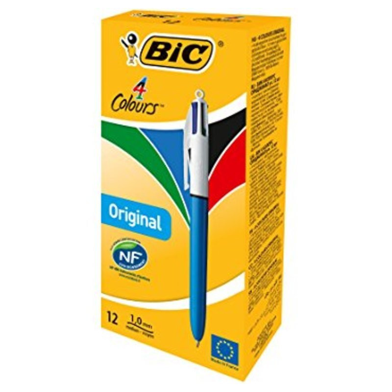 BOLIGRAFO BIC 4 COLORES C/12U 889969