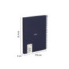 CUADERNO EUROPEAN MILAN A5 PAPEL LISO 80 HOJAS DE 95G 430 SINCE 1918 AZUL 57151E80B