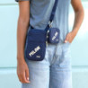 BOLSO PEQUEÑO BANDOLERA MILAN 430 SINCE 1918 AZUL 62103SNCB