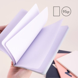 LIBRETA A5 MILAN ENCOLADA 48H LISO 95G 430 SINCE 1918 ROSA 57251G48P UNIDAD