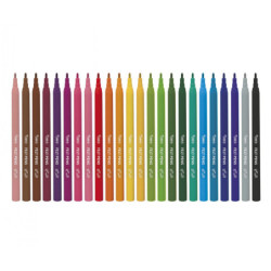 ROTULADOR JOVI FINO 24 COLORES 1924 CAJA CARTON UNIDAD