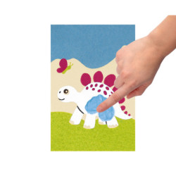 JUEGO JOVI PLAY & FUN KIT PARA PINTAR CON ARENA DE COLORES DINOSAURS 2106S01