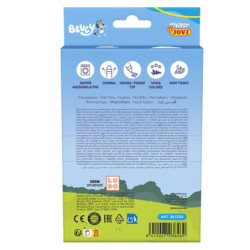 JUEGO JOVI ROTULADORES BLUEY 6 COLORES BL1206