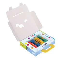 JUEGO JOVI PLASTILINA BABY BLUEY SURTIDO 4 COLORES BL372/4