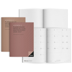 CUADERNO PROFESORADO: AGENDA G PLANIFICACION MES A LA VISTA Y ANOTACIONES CASTELLANO ADDITIO P182