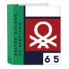 CARPETA F. 4 ANILLAS LOMO ANCHO BENETTON "UNITED" 512206657 33*27 SAFTA22