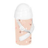 BOTELLA 500ML APERTURA AUTOM. CON PAJITA SAFTA PREESCOLAR "FLORES" SAFTA26 342691899 19,5X7,3 UNIDAD