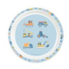 SET DE PLATOS, CUBIERTOS Y VASO SAFTA PREESCOLAR "GRUAS" SAFTA26 342694933 26X26 UNIDAD