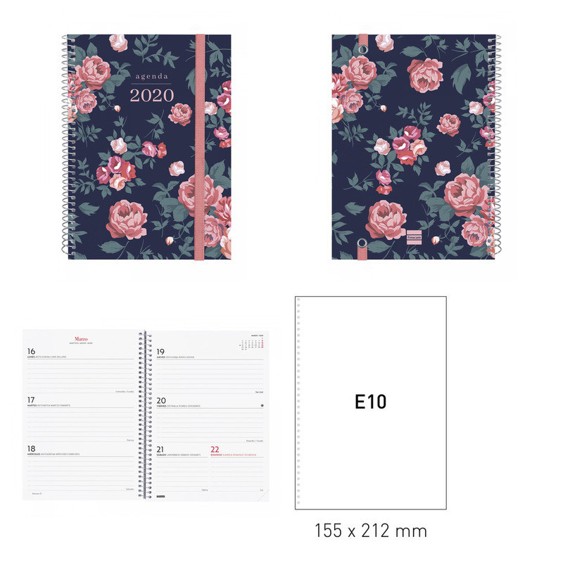 AGENDA ANUAL FINOCAM20 DESIGN COL.E10 SV 2020 ELEGANT+ 742231920