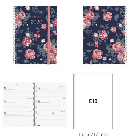 AGENDA ANUAL FINOCAM20 DESIGN COL.E10 SV 2020 ELEGANT+ 742231920