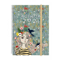 AGENDA ANUAL FINOCAM21 DESIGN COL.E10 SV 2021 LADY+ 742232321 21,2*15,5