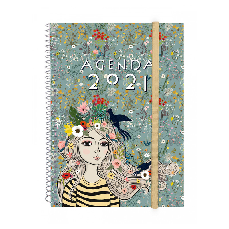 AGENDA ANUAL FINOCAM21 DESIGN COL.E10 SV 2021 LADY+ 742232321 21,2*15,5