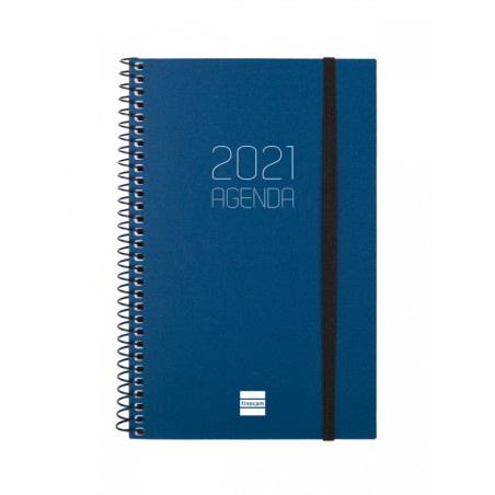 AGENDA ANUAL FINOCAM21 OPAQUE E5 SV 2021 AZUL+ 742751021 18,1*11,7