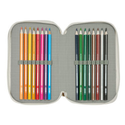 PLUMIER TRIPLE 37 PCS MINNIE MOUSE "MINTY" SAFTA26 412612857 19,5X12,5 UNIDAD