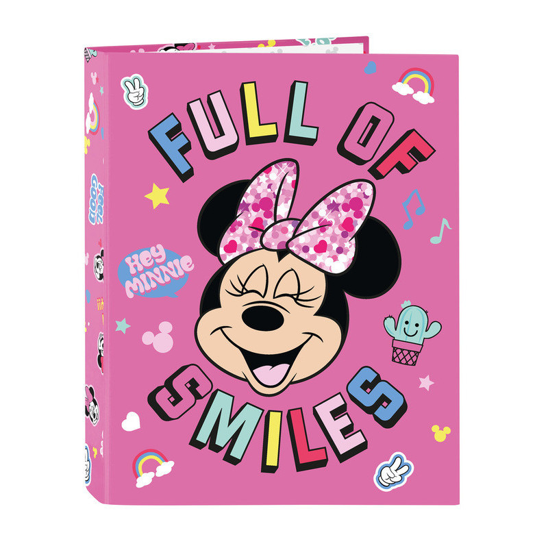 CARPETA FOLIO 4 ANI.MIXTAS MINNIE MOUSE "LUCKY" 512212067 33*26,5 SAFTA22