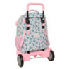 MOCHILA GDE. C/RUEDAS COMPACT EVOL. EXT. MINNIE MOUSE "MINTY" SAFTA26 612612218 45X33 UNIDAD