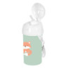 BOTELLA 500ML APERTURA AUTOM. CON PAJITA SAFTA PREESCOLAR "ZORRITO" SAFTA26 342657899 19,5X7,3 UNIDA