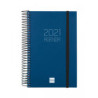 AGENDA ANUAL FINOCAM21 OPAQUE E5 1DP 2021 AZUL+ 742901021 18,1*11,7