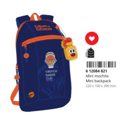 MINI MOCHILA VALENCIA BASKET SAFTA26 612084821 39X22 UNIDAD
