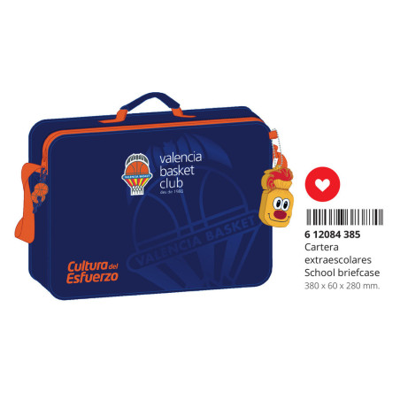 CARTERA EXTRAESCOLARES VALENCIA BASKET SAFTA26 612084385 28X38 UNIDAD