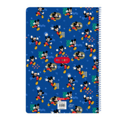 LIBRETA FOLIO 80 H. TAPAS DURAS MICKEY MOUSE "TODAY" SAFTA26 512614066 31X21,5 UNIDAD