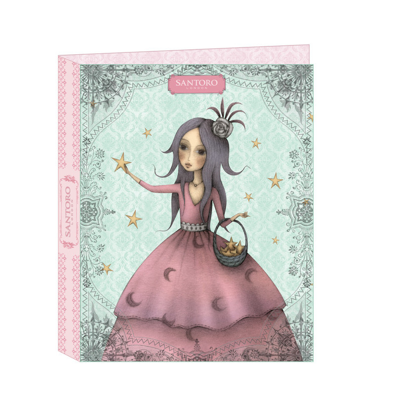 CARPETA FOLIO 4 ANI.MIXTAS SANTORO™’S MIRABELLE "ESTELLA" 512213067 33*26,5 SAFTA22