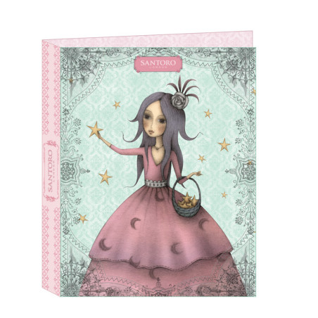 CARPETA FOLIO 4 ANI.MIXTAS SANTORO™’S MIRABELLE "ESTELLA" 512213067 33*26,5 SAFTA22