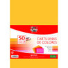 CARTULINAS PAQUETE 50UDS A4 180G SURTIDOS FUERTES I 00001494