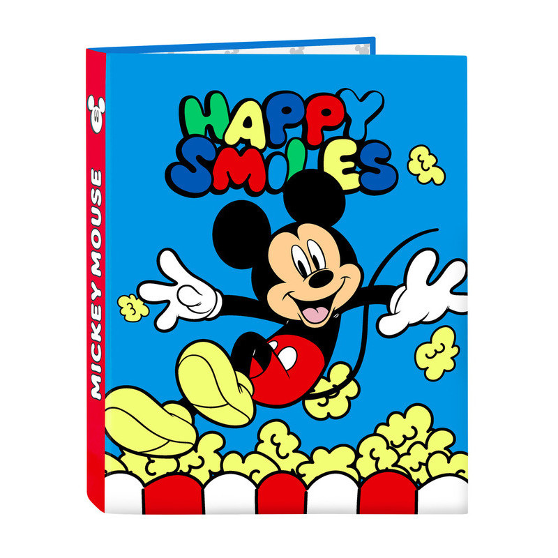 CARPETA FOLIO 4 ANI.MIXTAS MICKEY MOUSE "HAPPY SMILES" 512214067 33*26,5 SAFTA22