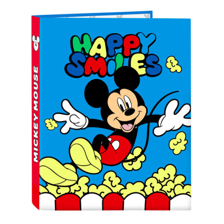 CARPETA FOLIO 4 ANI.MIXTAS MICKEY MOUSE "HAPPY SMILES" 512214067 33*26,5 SAFTA22