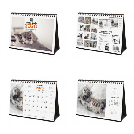 AGENDA ANUAL FINOCAM20 CAL.SOBREM.2020 GATITOS+ 780323820