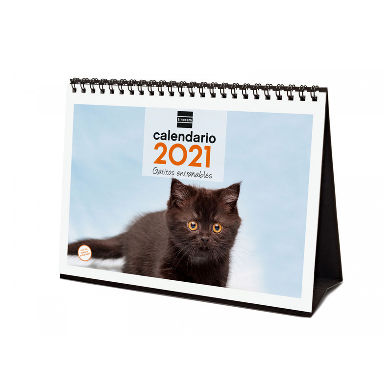 CALENDARIO ANUAL FINOCAM21 SOBREMESA 2021 GATITOS+ 780323821
