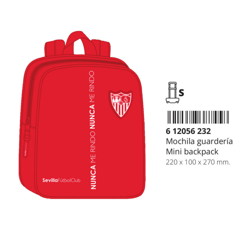 MOCHILA GUARDERIA ADAPT.CARRO SEVILLA FC CORPORATIVA 612056232 27*22 SAFTA22