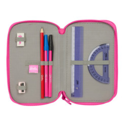 PLUMIER TRIPLE 37 PCS BARBIE SAFTA26 412610857 19,5X12,5 UNIDAD