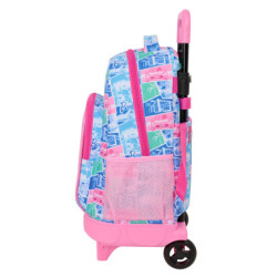 MOCHILA GDE. C/RUEDAS COMPACT EXTRAIBLE BARBIE SAFTA26 612610918 45X33 UNIDAD