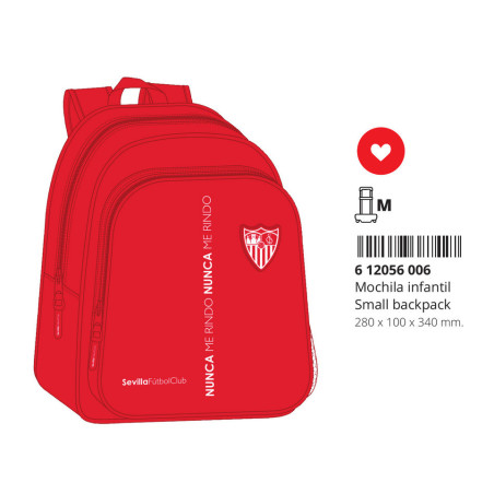 MOCHILA INFANTIL ADAP.CARRO SEVILLA FC CORPORATIVA 612056006 34*28 SAFTA22