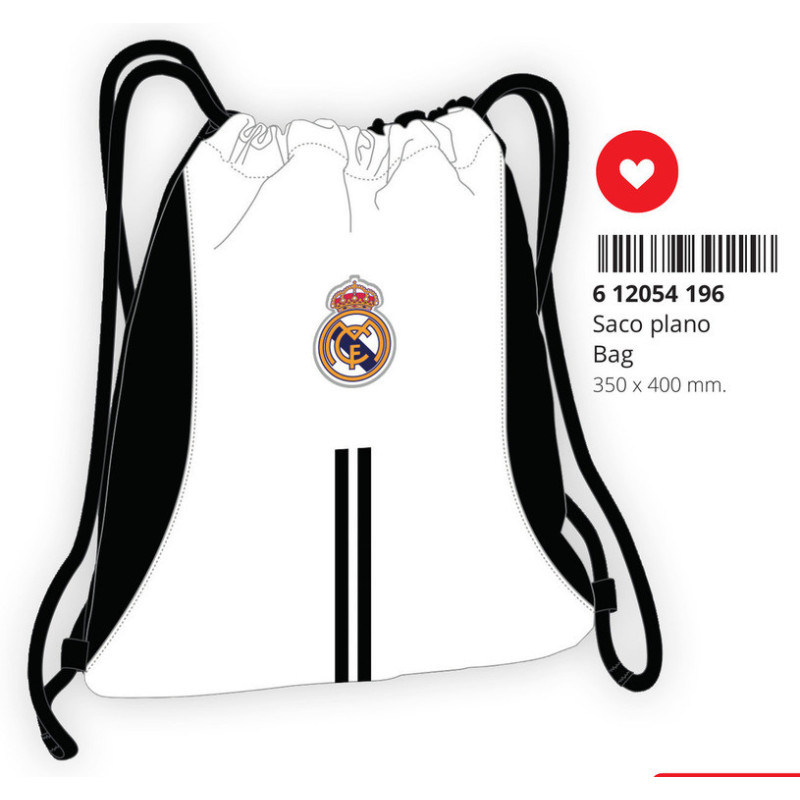 SACO PLANO REAL MADRID 1ª EQUIP. 20/21 612054196 40*35 SAFTA22