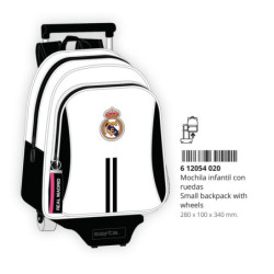 MOCHILA 006+CARRO 705 REAL MADRID 1ª EQUIP. 20/21 612054020 34*28 SAFTA22