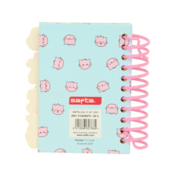 BLOC DE NOTAS A7 PEMBE "THE PINK CAT" SAFTA26 512646075 10,5X7,4 UNIDAD