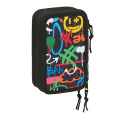 PLUMIER TRIPLE 37 PCS SAFTA GRAFFITI "COLORS" SAFTA26 442623857 19,5X12,5 UNIDAD