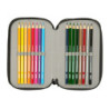 PLUMIER TRIPLE 37 PCS SAFTA GRAFFITI "COLORS" SAFTA26 442623857 19,5X12,5 UNIDAD