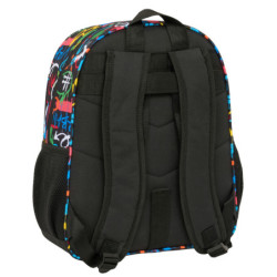 MOCHILA JUNIOR ADAPT.CARRO SAFTA GRAFFITI "COLORS" SAFTA26 642623640 38X32 UNIDAD