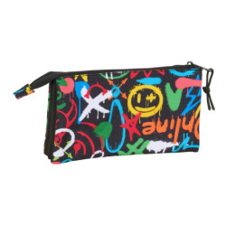 PORTATODO TRIPLE SAFTA GRAFFITI "COLORS" SAFTA26 842623744 12X22 UNIDAD