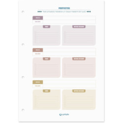 CARPEBOOK FORRADO A4 4A35 UNEQUAL MINIMAL ROSA 88104053 GRAFOPLAS UNIDAD