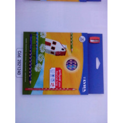 LAPIZ GIOTTO LYRA GROOVE SLIM TRIANGULAR 24 COLORES + SACAPUNTAS 2821240 FILA