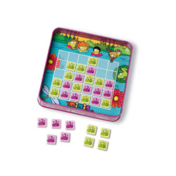 JUEGO CAYRO 4 FROGS 4 EN LINEA CAJA METAL 19*19 777