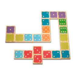 JUEGO CAYRO DOMINO MADERA XL 28 PZS 1050