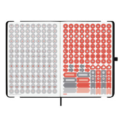 CUADERNO FINOCAM A4 TAPA FLEXIBLE A-5 DESIGN LISO BUTTERFLY 8053105